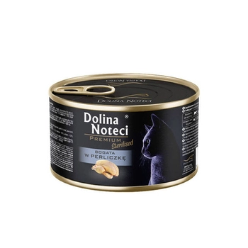 DOLINA NOTECI Premium Sterilised Bogata w Perliczkę dla Kota 185g