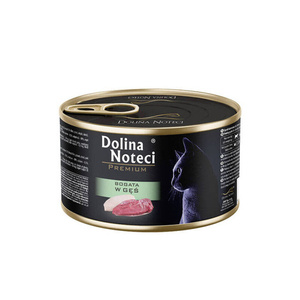 DOLINA NOTECI Premium Bogata w Gęś dla Kota 185g – Bezzbożowa Karma Mokra
