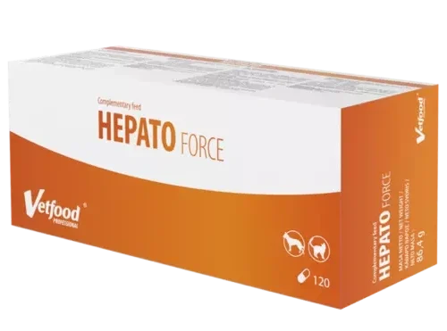 VETFOOD HEPATOforce 120 Kapsułek - Wsparcie Funkcji Wątroby u Zwierząt