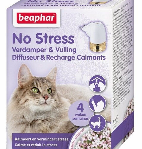 BEAPHAR No Stress Calming Diffuser Cat Aromatyzer Behawioralny 30ml