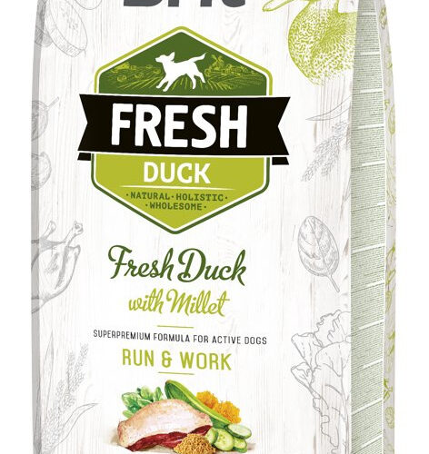 Brit Fresh Duck & Millet Adult Run & Work 12kg