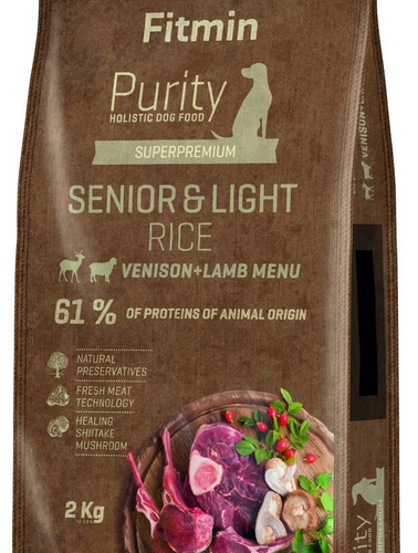 Fitmin Purity Rice Senior&Light Venison&Lamb 2kg