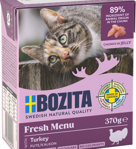 BOZITA Cat Kawałki Indyka W Galaretce 370g