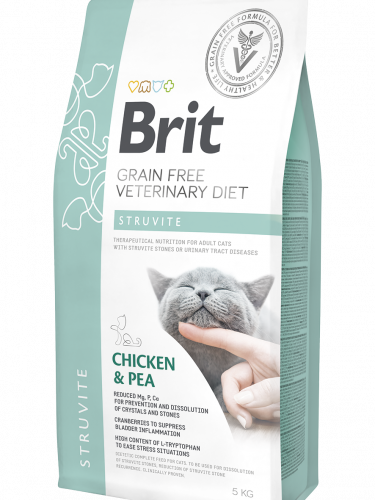 Brit Grain Free Veterinary Diet Cat Struvite Kurczak Z Groszkiem 2kg