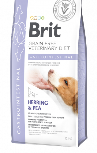 Brit Grain Free Veterinary Diet Dog Gastrointestinal Śledź Z Groszkiem 12kg