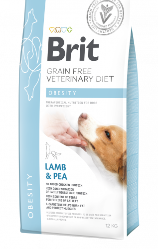 Brit Grain Free Veterinary Diet Dog Obesity Jagnięina Z Groszkiem 2kg