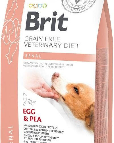 Brit Grain Free Veterinary Diets Dog Renal Jajko Z Groszkiem 2kg