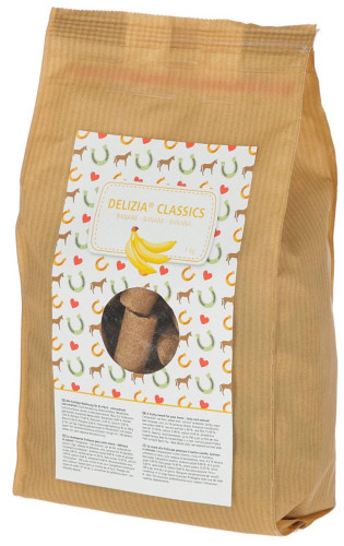 KERBL Delizia Smakołyki Banan 1kg