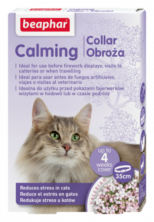 BEAPHAR Calming Collar Obroża Antystresowa Dla Kotów 35 cm