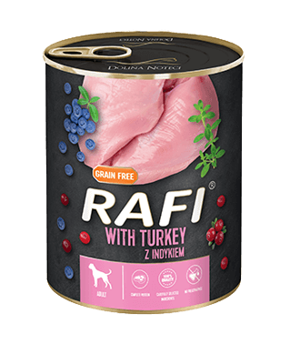 Dolina Noteci Rafi Z Indykiem 800g