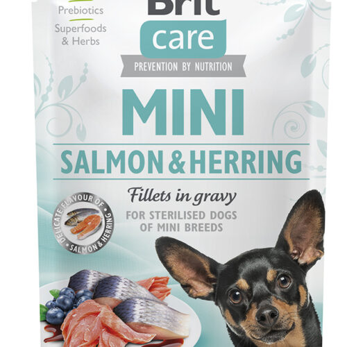Brit Care Mini Filety W Sosie Z Łososia I Śledzia 85g
