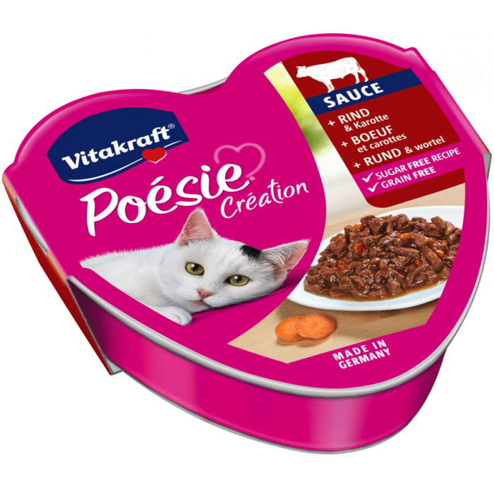 Vitakraft Poesie Karma Dla Kota Wołowina Z Marchewką 85g