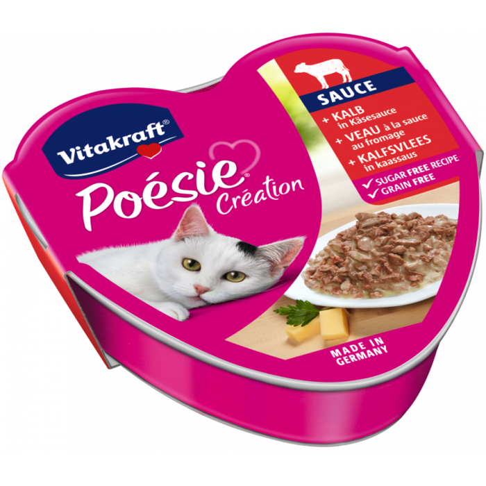 Vitakraft Poesie Karma Dla Kota Cielęcina Z Serem 85g