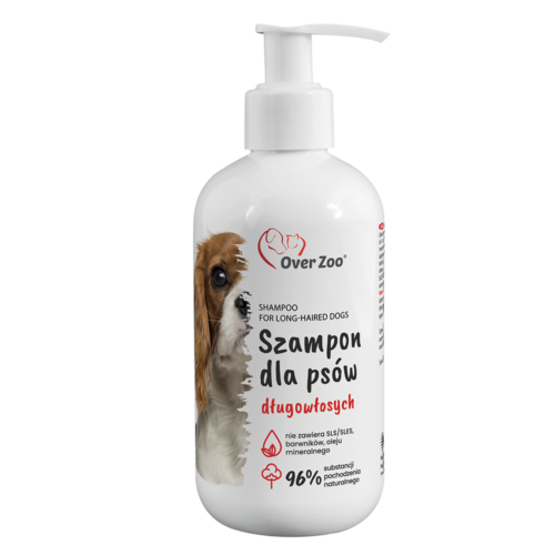 OVER ZOO Szampon Dla Psów Długowłosych 250ml