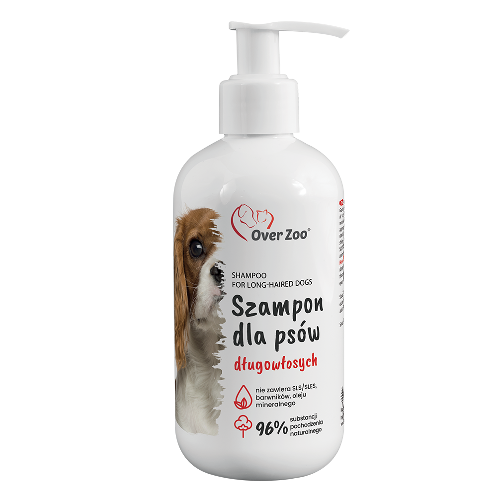 OVER ZOO Szampon Dla Psów Długowłosych 250ml