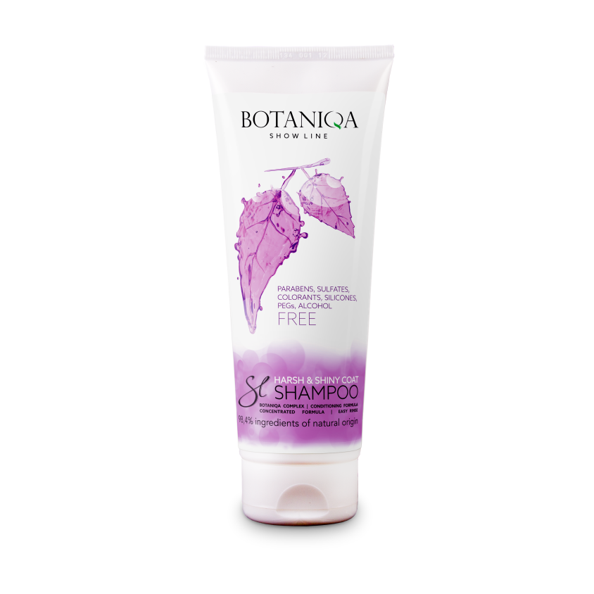 BOTANIQA Harsh & Shiny Coat Shampoo Szampon Dla Psów Szorstkowłosych 250ml