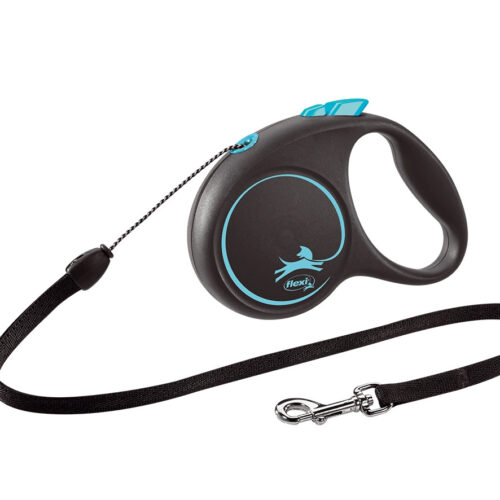 Flexi Smycz Black Design S Linka 5m Do 12kg Niebieska
