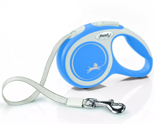 Flexi Smycz New Comfort L Taśma 8m Do 50kg Niebieska