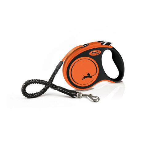 Flexi Smycz Xtreme S Taśma 5m Do 20kg Pomarańczowa