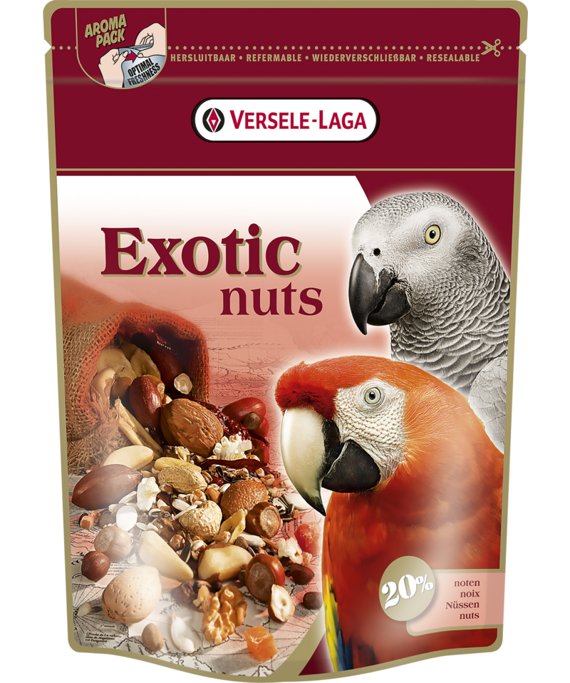 Versele-Laga Exotic Nuts - Mieszanka Orzechowa Dla Dużych Papug 750g