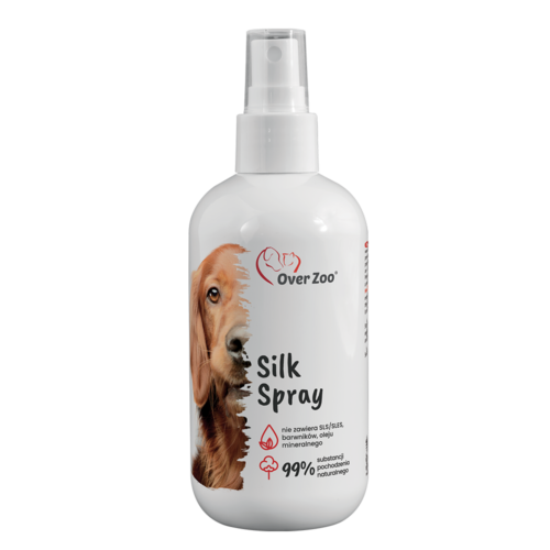 OVER ZOO Silk Spray Płyn Ułatwiający Rozczesywanie Sierści Dla Psa 250ml