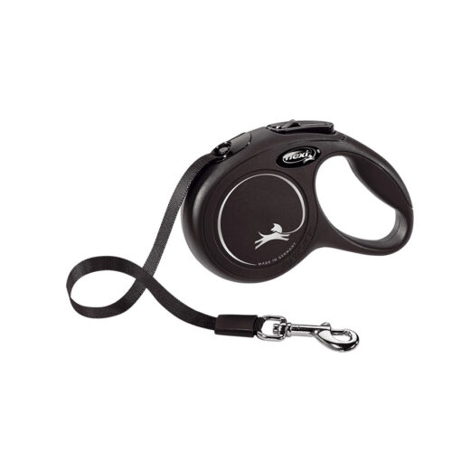 Flexi Smycz New Classic XS Taśma 3m Do 12kg Czarna