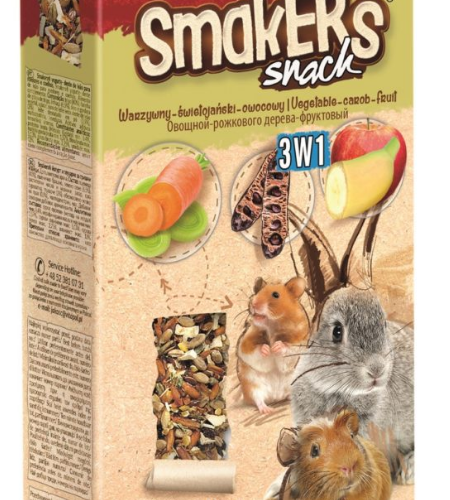 Vitapol Smakers 3w1 Dla Gryzoni I Królika (Warzywny/Świętojański/ Owocowy) 3szt