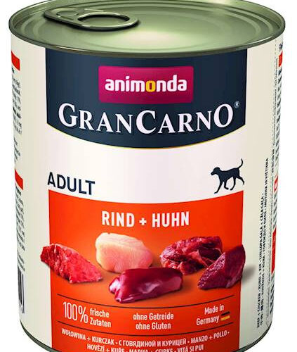 Animonda GranCarno Adult Dog Wołowina + Kurczak 800g