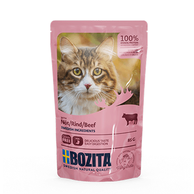 BOZITA Kawałki W Sosie Z Wołowiną 85g