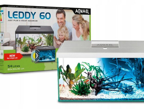 AQUAEL Zestaw Akwariowy Leddy 60 Biały D&N 2.0