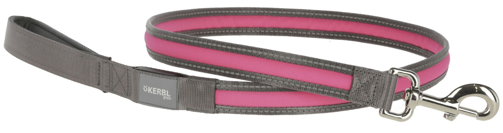 KERBL Smycz Podświetlana Light & Reflex Różowa 120cm