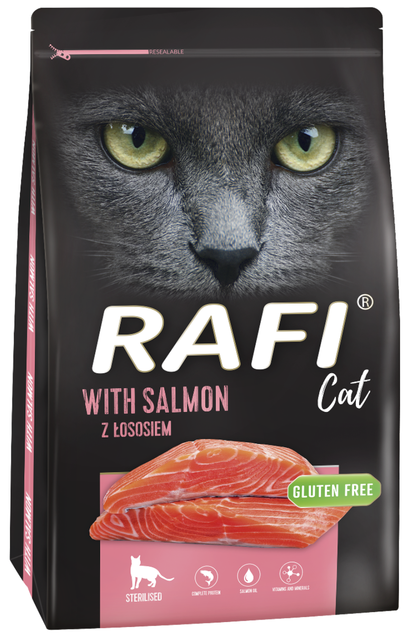 Dolina Noteci Rafi Cat Karma Sucha Dla Kotów Sterylizowanych Z Łososiem 7kg