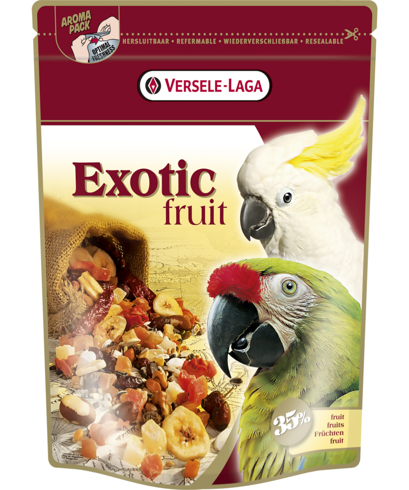 Versele-Laga Exotic Fruit Pokarm Z Owocami Dla Dużych Papug 600g