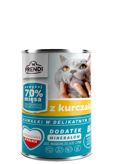 Frendi Kawałki W Delikatnym Sosie Z Kurczakiem 400g