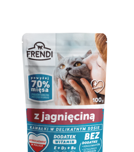 Frendi Kawałki W Delikatnym Sosie Z Jagnięciną 100g
