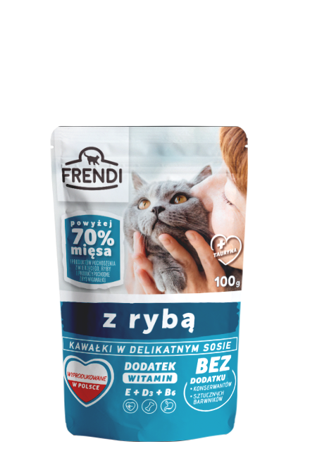 Frendi Kawałki W Delikatnym Sosie Z Rybą 100g