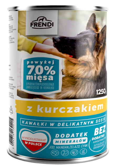 Frendi Kawałki W Delikatnym Sosie Z Kurczakiem 1250g