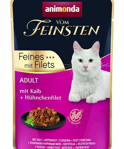 ANIMONDA Cat Vom Feinsten Adult Cielęcina I Filet Z Kurczaka Saszetka 85g