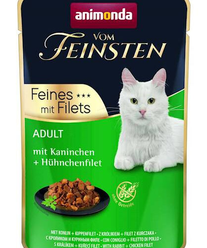 ANIMONDA Cat Vom Feinsten Adult Królik + Filet Z Kurczaka Saszetka 85g