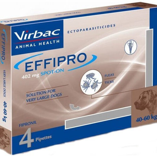 EFFIPRO Spot-On pies XL 40-60 kg (pipeta 4 x 4,02ml)