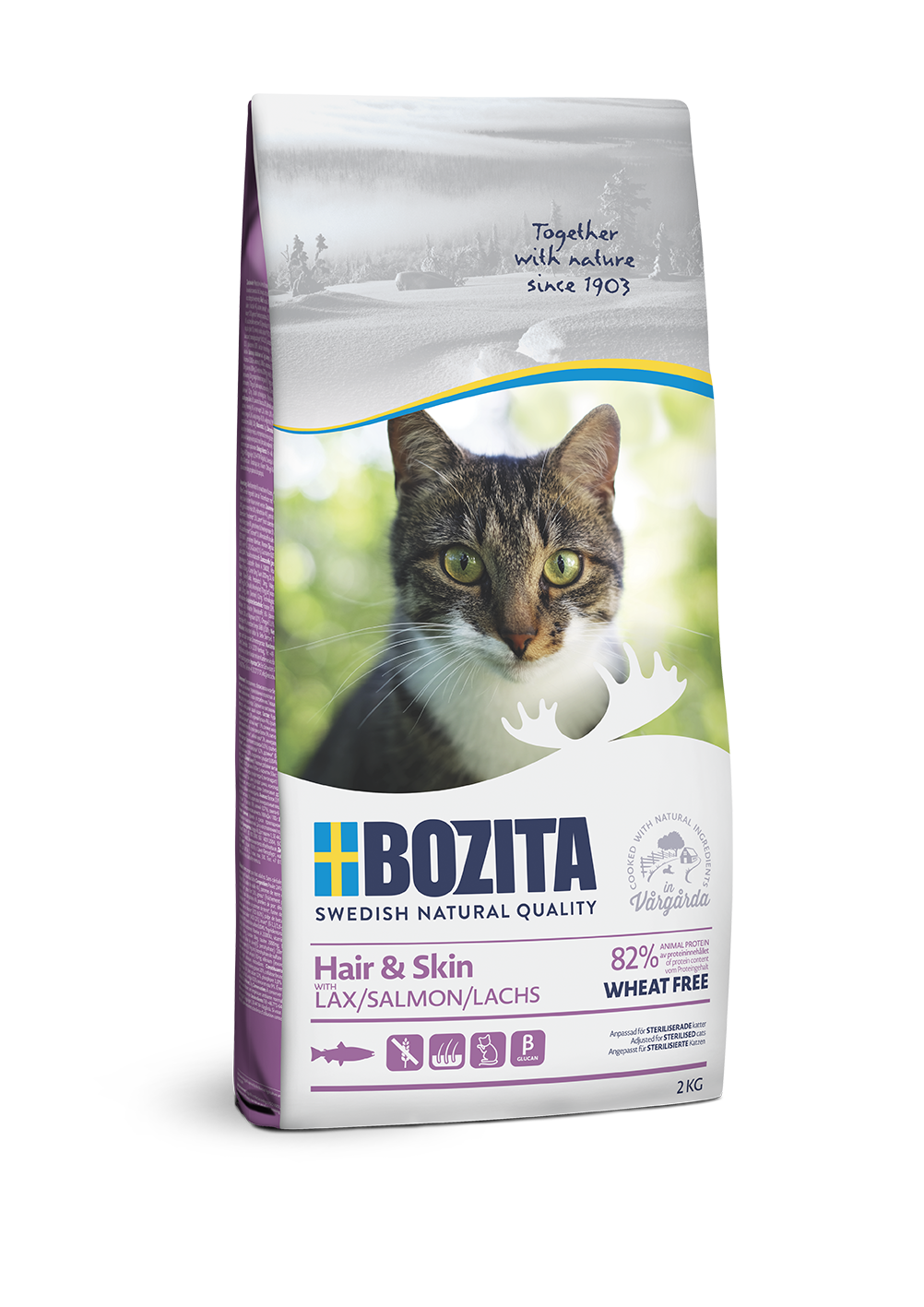 BOZITA Hair & Skin Z Łososiem 2kg