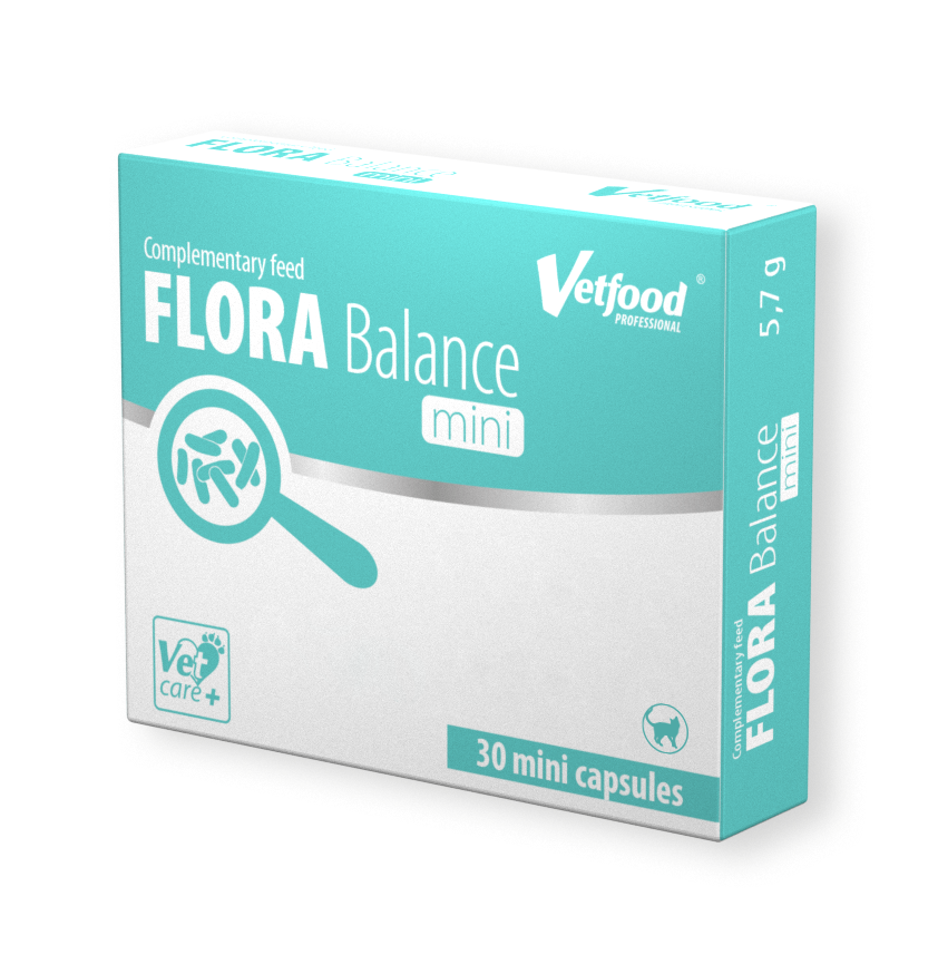 VETFOOD FLORA Balance mini 30 kapsułek