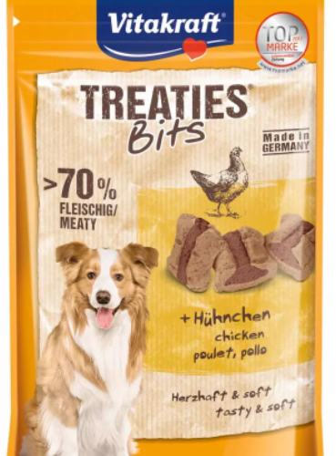 Vitakraft Treaties Bits kurczak 120g przysmak dla psa