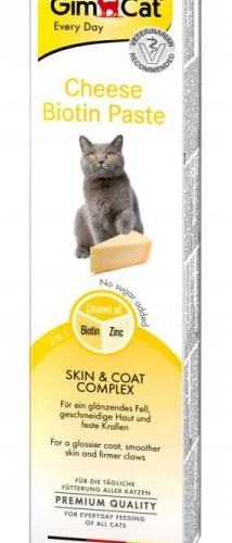 GimCat Pasta z biotyną i serem 100g