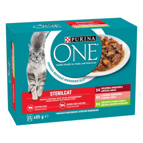 Purina One Sterilcat Karma Mokra Dla Kota Mix Smaków 12x85g