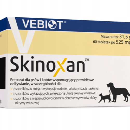 Vebiot Skinoxan Suplement Dla Psa 60 Tabletek