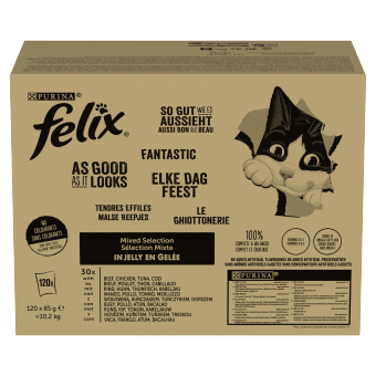 Felix Fantastic Karma Dla Kotów Wybór Smaków 120x85g