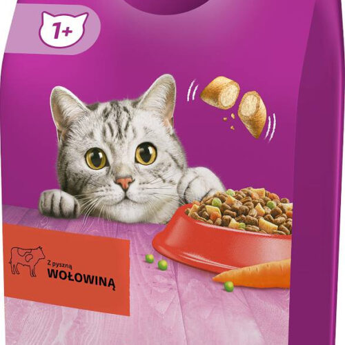 Whiskas Adult Karma Sucha Dla Kotów Wołowina 1,4kg