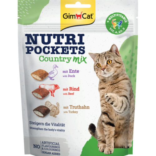 Gimcat Nutri Pockets Country Mix Przysmak Dla Kota 150g