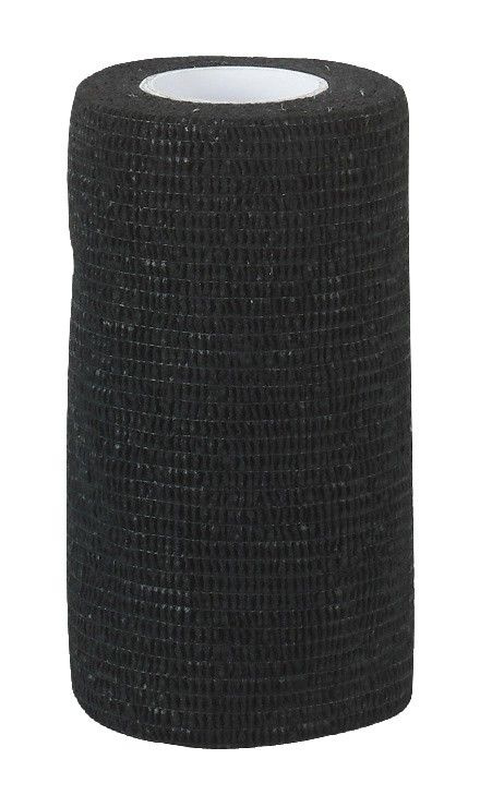 Kerbl Samoprzylepny Bandaż EquiLastic, 7,5 cm, czarny